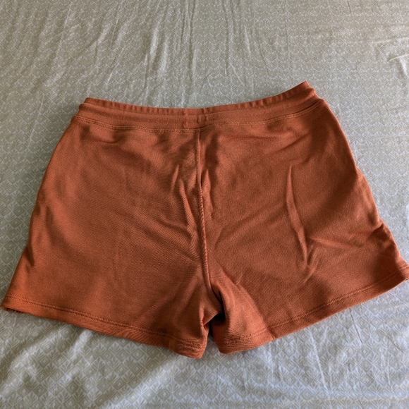 Theory Orange Athletic Shorts with Elastic Waistband - Picture 7 of 7